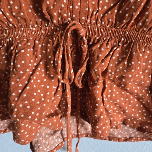 Burnt Orange Casual Top - Picture 3 of 3